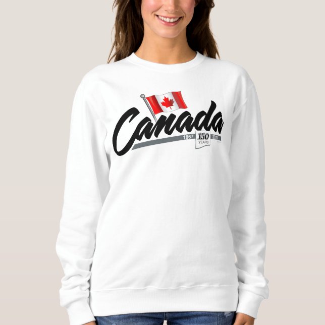 Sudadera 150o aniversario de Canadá (Anverso)