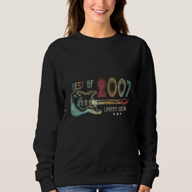 Sudadera 15.ª Guitarra Femenina (Anverso)