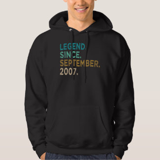 Sudadera 15 años de edad increíble desde septiembre de 2007