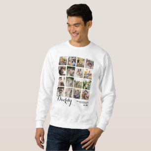 Sudadera 16 Colaje de Fotos Regalo para Papá