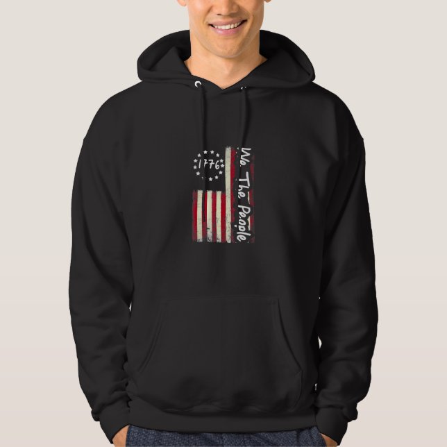 Sudadera 1776 La Constitución Patriótica Estadounidense de  (Anverso)