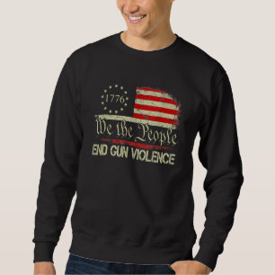 Sudadera 1776 Nosotros, El Pueblo, Acabamos Con La Violenci