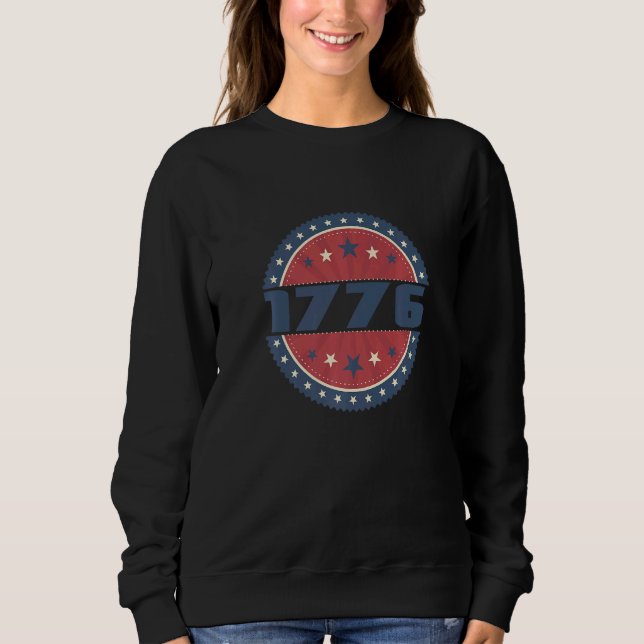 Sudadera 1776 Una nación bajo la Declaración de Dios de los (Anverso)
