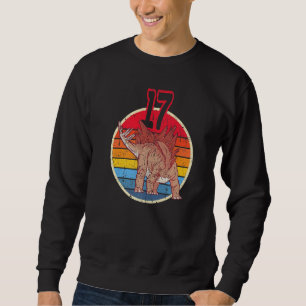 Sudadera 17.º cumpleaños I Stegosaurus Stenops I Family Mat