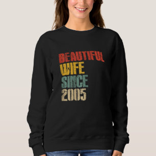 Sudadera 18 Aniversario de la Boda de la mujer por su hermo
