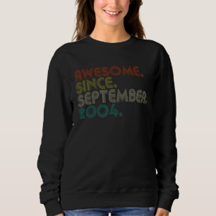 Sudadera 18 años de edad increíble desde septiembre de 2004
