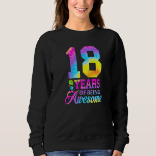 Sudadera 18 Años De Ser Sorprendente Tejido 18 Años Por r