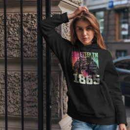 Sudadera 18 de junio de 1865 Libertad negra en los afroamer