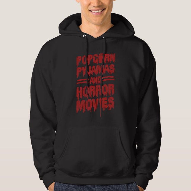 Sudadera 18.Película De Horror Pajamas Y Películas De Horro (Anverso)