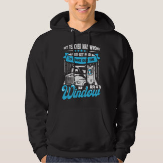 Sudadera 18 Wheeler for a Truck Driver