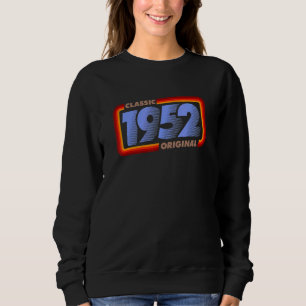 Sudadera 1952 Cumpleaños Original Clásico Retro