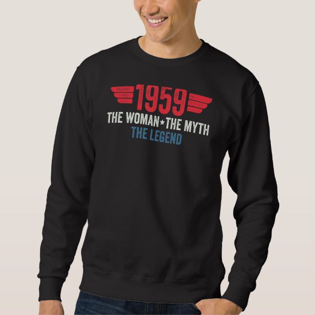 Sudadera 1959 La Mujer El Mito La Leyenda (Anverso)
