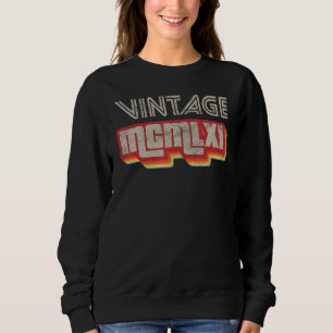 Sudadera 1961 Cumpleaños Vintage 61 Aniversario de los años