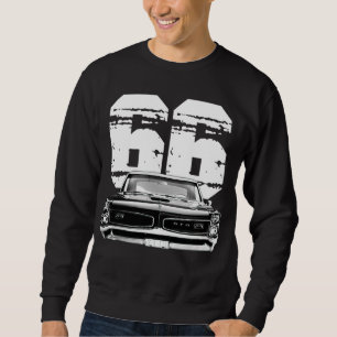 Sudadera 1966 Pontiac GTO Front View Silhouette con año T