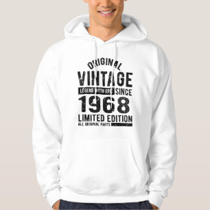 Sudadera 1968 Cumpleaños Vintage