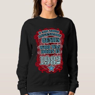 Sudadera 1982 40 cumpleaños Genio legendario