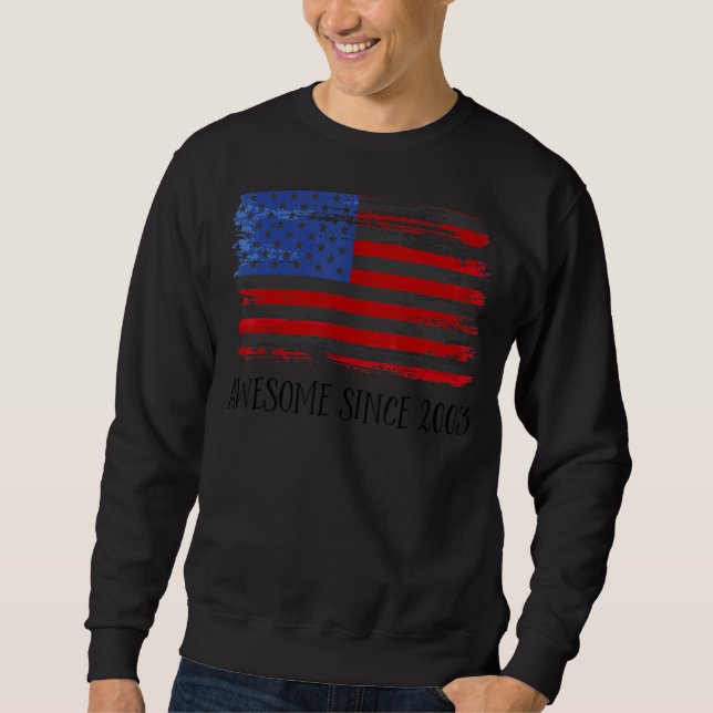 Sudadera 19 años asombroso desde 2003 19º cumpleaños (Anverso)