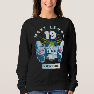 Sudadera 19 Birthday Gamer Next Level 19 Gaming Controller