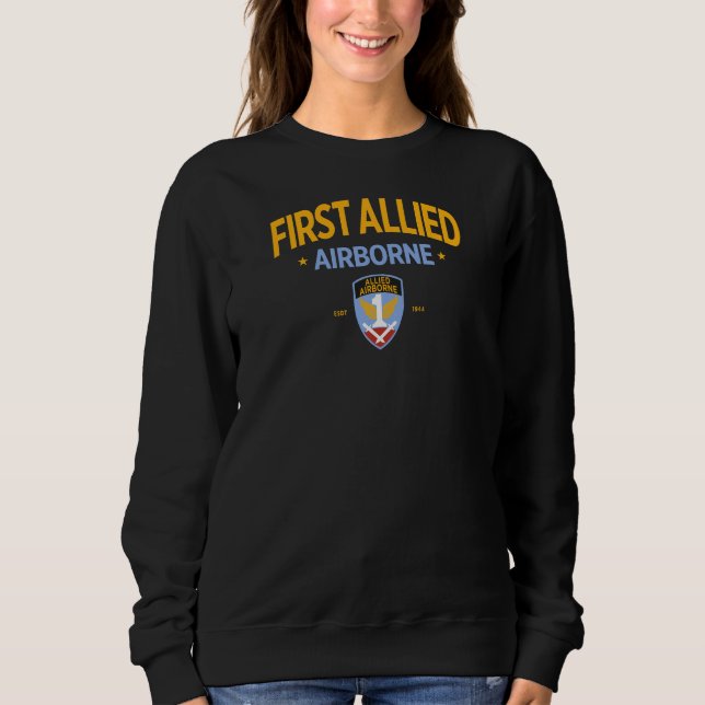 Sudadera 1.ª aliada "FAAA" de las mujeres militares estadou (Anverso)