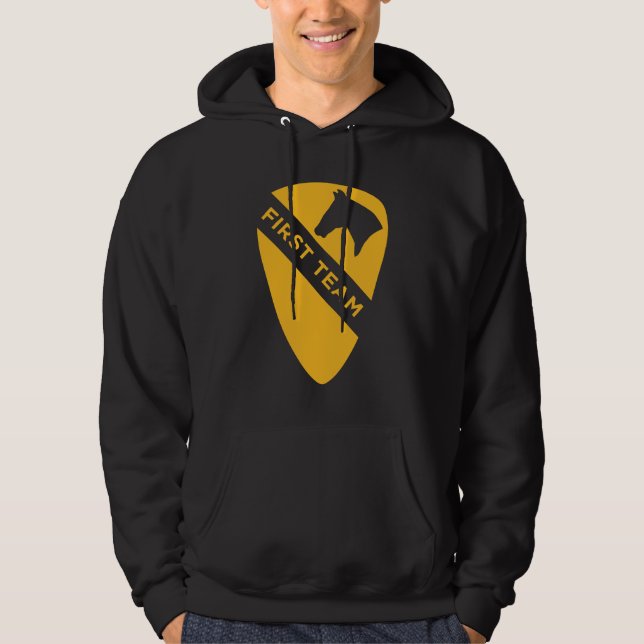 Sudadera 1.ª División de Caballería - Primer Parche de Equi (Anverso)