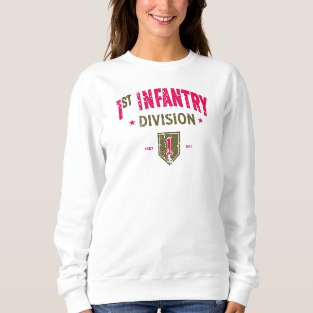 Sudadera 1.ª División de Infantería "Big Red One" con probl (Anverso)