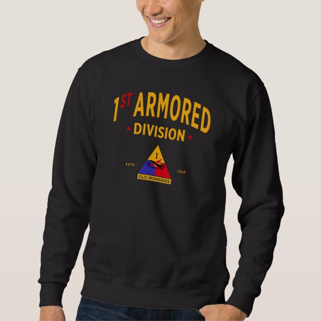 Sudadera 1.ª insignia de la División Armada "Viejas Ironsid (Anverso)