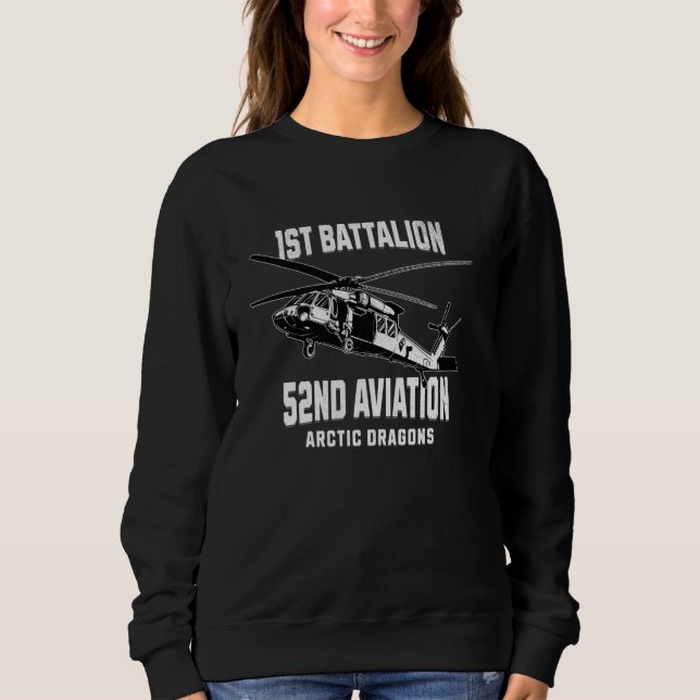 Sudadera 1.ᵉʳ Batallón 52.º avión militar (Anverso)