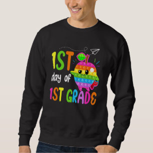 Sudadera 1.ᵉʳ Día De Primer Grado Primer Día Estudiante Est