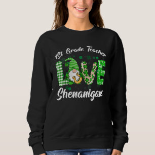 Sudadera 1.ᵉʳ Maestra Love Shenanigans Funny St Patric