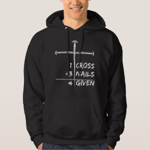 Sudadera 1 Cruce 3 uñas perdonadas 4 cristianos felices E