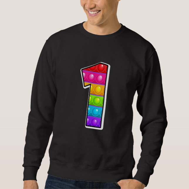 Sudadera 1 Letra mayúscula más pequeña 1 alphaba graciosa p (Anverso)