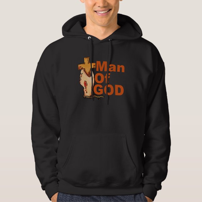 Sudadera 1 Timothy 611 16 Man Of God Bible Verse Christian  (Anverso)