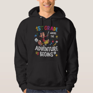 Sudadera 1er Grado Donde Comienza la Aventura Regreso a la