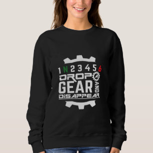Sudadera 1N23456 Suelte Un Engranaje Y Desaparezca La Moto
