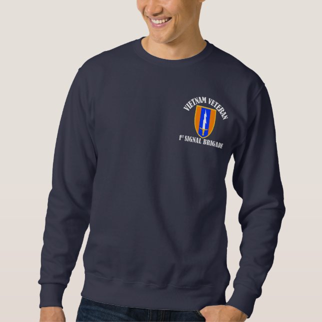 Sudadera 1r Bde de los Sig - veterano de Vietnam (Anverso)