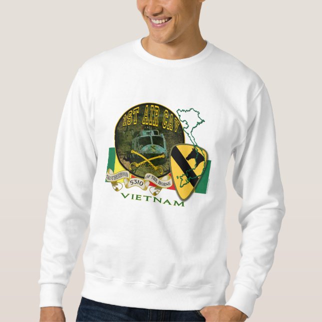 Sudadera 1r Caballería de aire - Vietnam (Anverso)