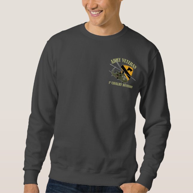 Sudadera 1r Veterinario de Cav - UH60 BlackHawk (Anverso)