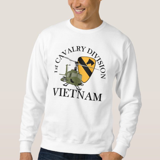 Sudadera 1r Veterinario de Cav Vietnam (Anverso)