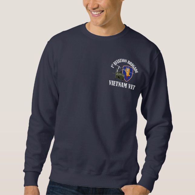 Sudadera 1r Veterinario de Vietnam de los BDE de los AVN - (Anverso)