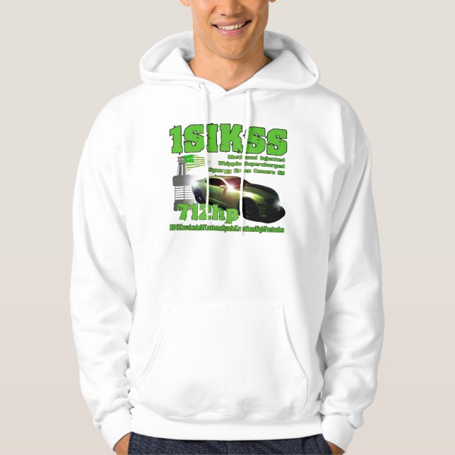 Sudadera 1SIKSS sinergia SS sobrealimentados verde (Anverso)