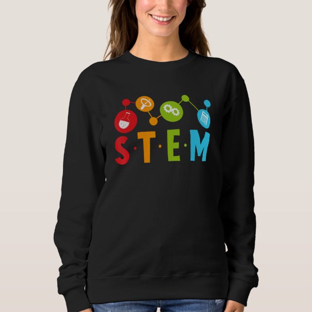 Sudadera 1st Day of School STEM Teacher Boys Girls Kids Sci (Anverso)