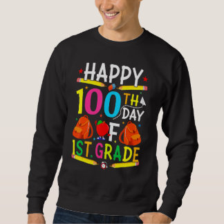 Sudadera 1st Grade 100th Day of School Shirt 100 Days of Sc