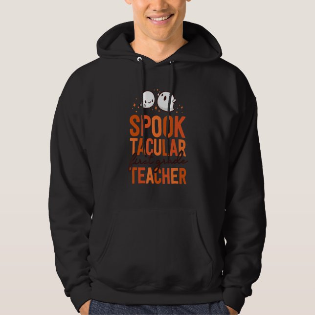 Sudadera 1st Grade Teacher Halloween Matching School First  (Anverso)