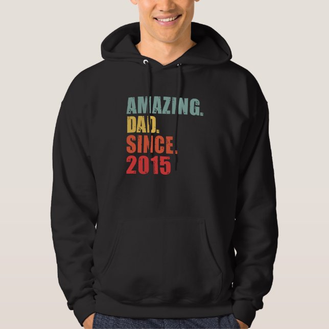 Sudadera 2015 Amazing Dad Since 2015 (Anverso)