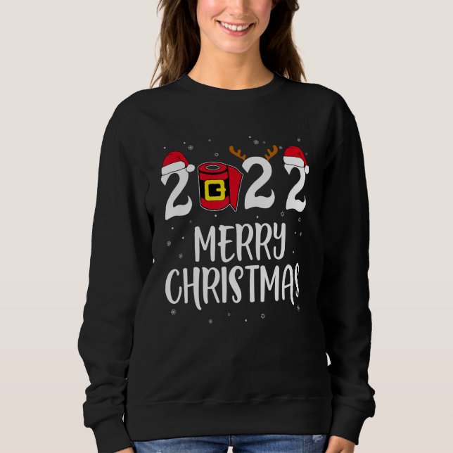 Sudadera 2022 Merry Christmas Family Matching Pajamas Men W (Anverso)