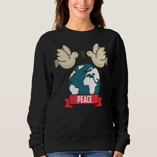 Sudadera 2022 Paz Global Paz Unidad Internacional Amor P (Anverso)
