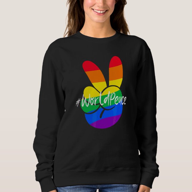 Sudadera 2022 Paz Global Paz Unidad Internacional Amor P (Anverso)