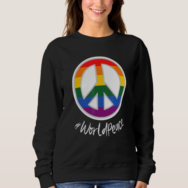 Sudadera 2022 Paz Global Paz Unidad Internacional Amor P (Anverso)