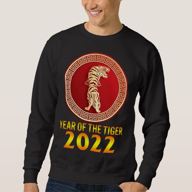 Sudadera 2022 Year Of Tiger Lunar Happy New Year Chinese Zo (Anverso)