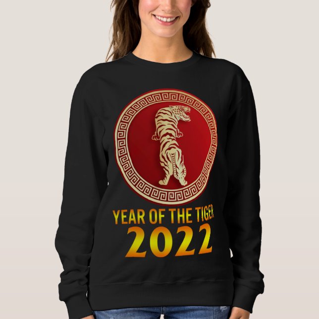 Sudadera 2022 Year Of Tiger Lunar Happy New Year Chinese Zo (Anverso)